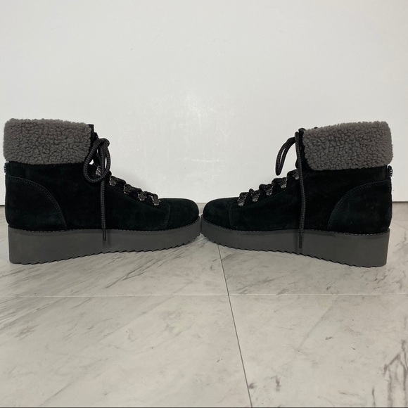 New! Sam Edelman Franc Platform Hiker Bootie 6.5M - Picture 4 of 11